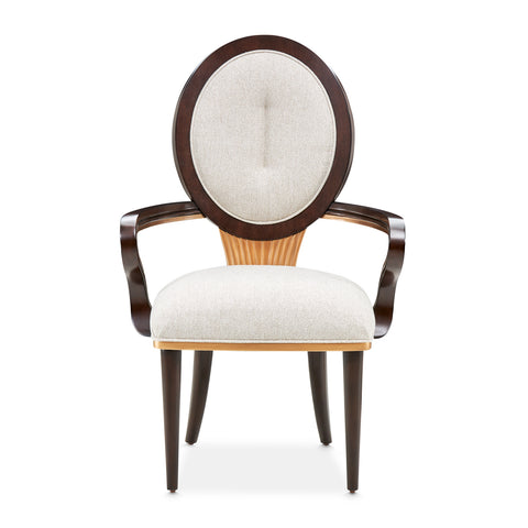 Camellia Field Arm Chair Warm Pecan