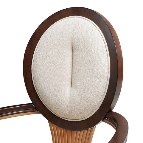 Camellia Field Arm Chair Warm Pecan