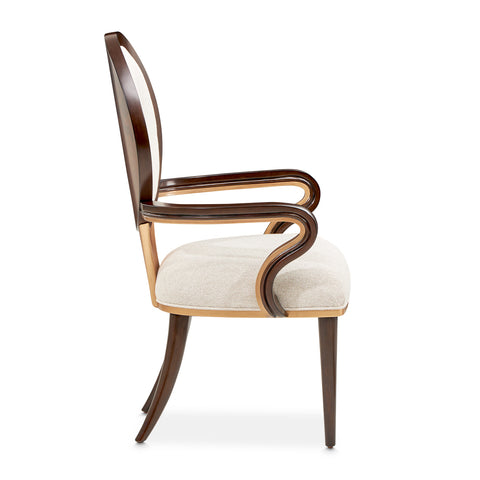 Camellia Field Arm Chair Warm Pecan