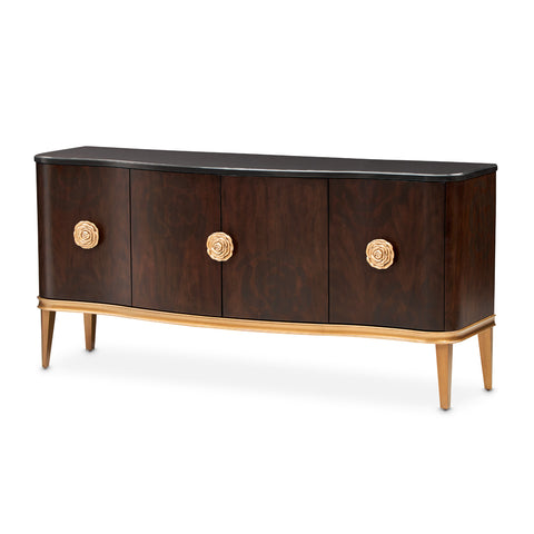 Camellia Field Sideboard Warm Pecan