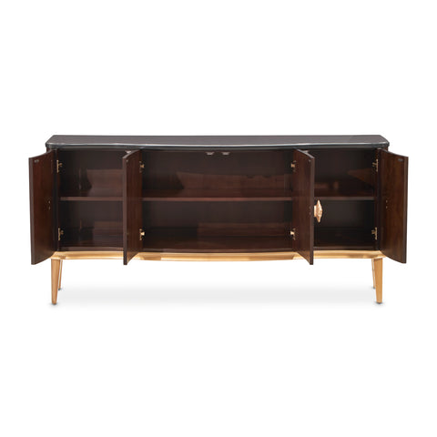 Camellia Field Sideboard Warm Pecan