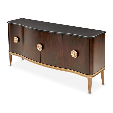 Camellia Field Sideboard Warm Pecan