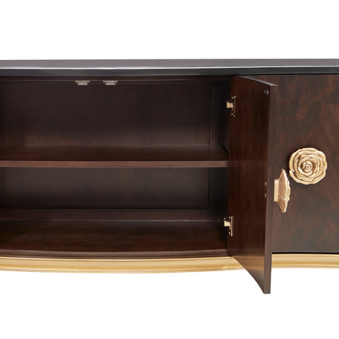 Camellia Field Sideboard Warm Pecan