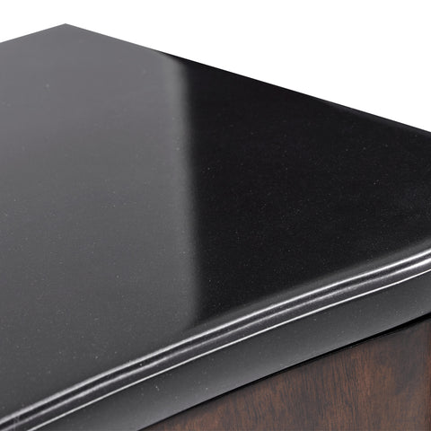 Camellia Field Media Cabinet Warm Pecan