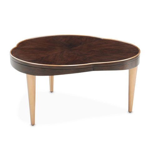 Camellia Field Free Form Cocktail Table Warm Pecan