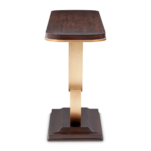 Camellia Field Console Table Warm Pecan