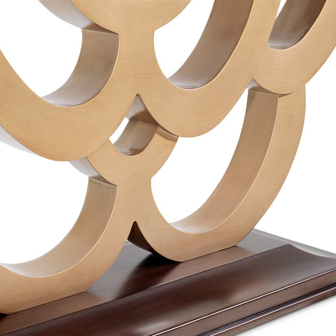 Camellia Field Console Table Warm Pecan
