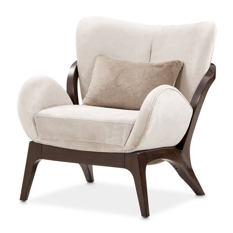 Camellia Field Accent Chair Porchini Warm Pecan