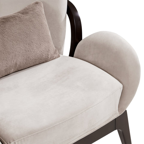 Camellia Field Accent Chair Porchini Warm Pecan