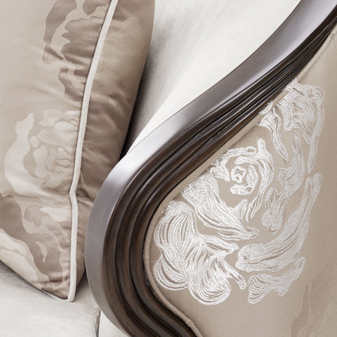 Camellia Field Matching Chair Linen Warm Pecan