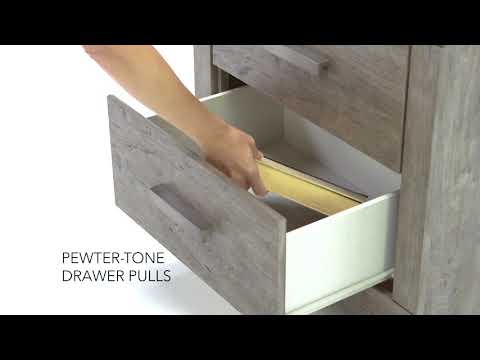  Signature Design by Ashley Culverbach 2-Drawer Nightstand B070-92 EXTERNAL_VIDEO 1