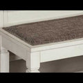  Signature Design by Ashley Bolanburg D647-09 Double Counter Upholstered Bench EXTERNAL_VIDEO 1