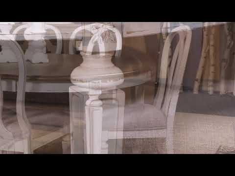  Signature Design by Ashley Oval Realyn Dining Table D743-35 EXTERNAL_VIDEO 1