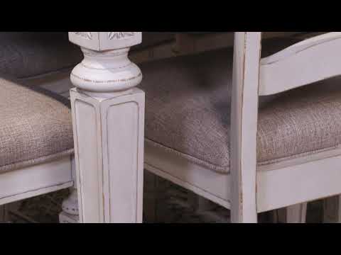  Signature Design by Ashley Realyn Dining Table D743-45 EXTERNAL_VIDEO 1