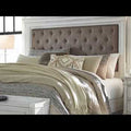  Benchcraft Kanwyn King Upholstered Panel Bed with Storage B777-158/B777-56S/B777-97 EXTERNAL_VIDEO 1